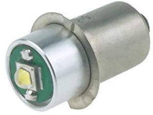 Do!LED P13.5s LED Cree Taschenlampe Lampe Weiss Birne 3 Watt 220 Lumen 3,2-9 Volt Gleichstrombetrieb DC