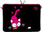 Digittrade Kitty to Go LS141-13 Designer Designer Netbook Schutzhülle 13.3 Zoll (33.8 cm) Neopren Tablet Tasche 13 Zoll & Ultrabook 14 Zoll Hülle Katze schwarz-pink