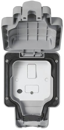 MK Masterseal Plus K56410GRY 13 amp Switched Fused Connection Unit , Grey