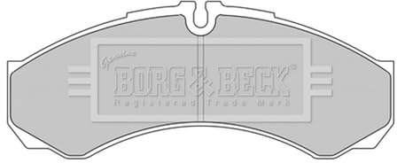 Borg & Beck BBP1862 Front Brake Pads To Fit Iveco Daily 29L 99-