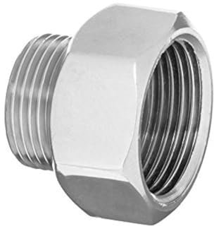 Pipe Connection Reduction Fittings Chrome Female x Male 1/2 x 3/8