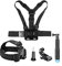 SHOOT Action Camera Accessory Kit included Head Strap Mount+ Chest Belt Strap Harness Mount+ Selfie Stick Handheld Monopod for GoPro Hero 13/12/11/10/9/8/7/6/5/ APEMAN/AKASO