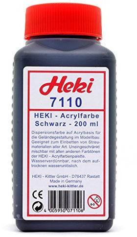 Heki 7110 Acrylfarbe Russschwarz