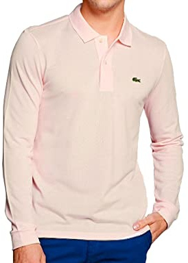 Lacoste L1312, Polo, Uomo, Rosa (Fenicottero), L