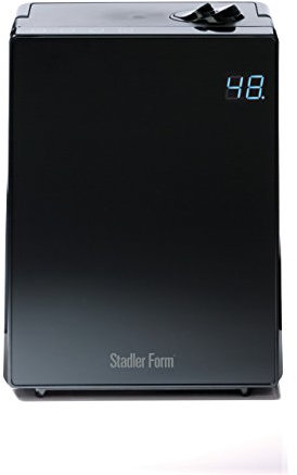 Stadler Form Design Ultraschall-Luftbefeuchter Jack, Vernebler mit Vorheizung, sehr leise, mit Kalkfilter, bis 65m², schwarz