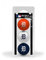 Team Golf MLB Detroit Tigers Golfbälle, reguläre Größe, 3 Stück, Farbiger langlebiger Team-Aufdruck