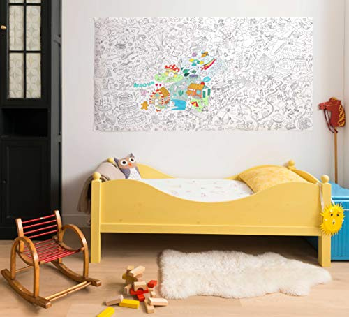 my o OMY 'Fantastic' Färbung Plakat - groß