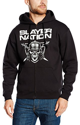 Slayer Hooded Top Nation - Black - X-Large