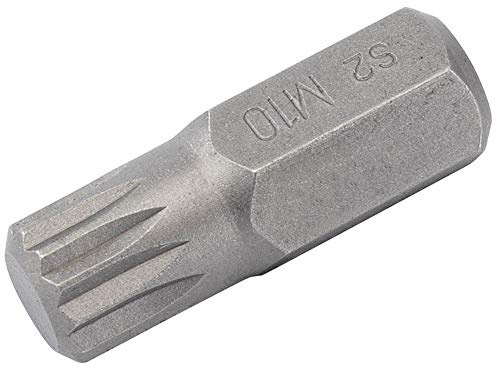 Draper 33342 Expert Spline Insert Bit for Mechanic'S Bit Sets, M10 x 30mm, 10mm