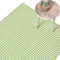 Homescapes Karo-Teppich grün, Flachweb-Teppich 70x120 cm, Baumwoll Landhaus-Karo, Handwebteppich