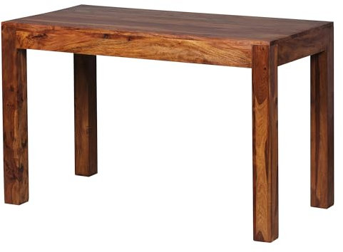 FineBuy Table à Manger Bois Massif Table de Cuisine Design Sheesham 120 x 60 cm | Table de Salle à Manger Style Maison de Campagne Table en Bois Meubles en Bois Naturel Salle à Manger Meubles