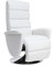 Miliboo Relax-Sessel manuell verstellbar Weiß Nelson