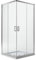 Idralite Eckeinstieg Duschkabine Rechteckig 100x90 H185 Satiniert 6mm Glas Mod. Ready