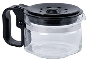 Fackelmann 20998 Verseuse Adaptable pour cafetière, Verre, Plastique, Noir, 17,5 x 14 x 10,5 cm