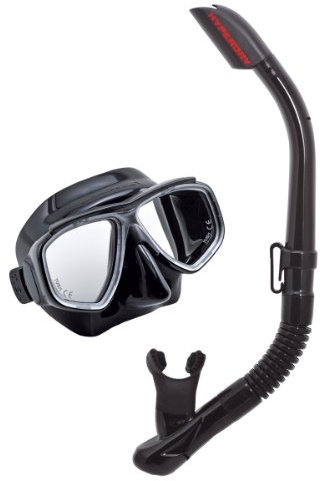 TUSA Sport Erwachsene Splendive Schnorchelset, Black, one Size