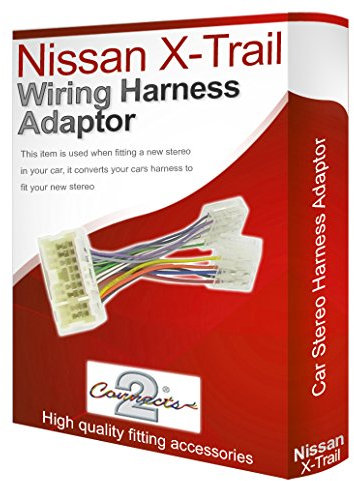 X-Trail CD radio stereo wiring harness adapter lead loom ISO converter