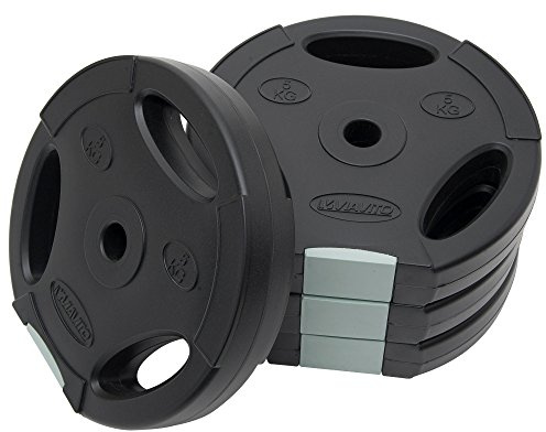 VIAVITO Tri Grip Vinyl Standard Weight Plates