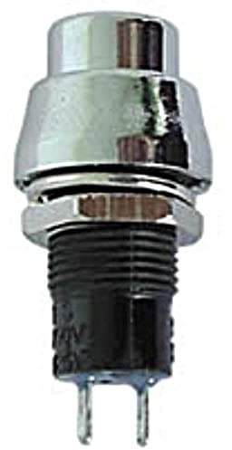 VS-ELECTRONIC - 300082 Drucktaster, Rund, Silber R1384A