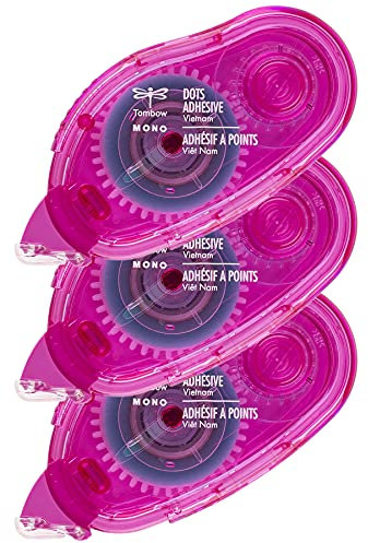 Tombow Permanent Mono Klebepunkte Refill Pack, Pack of 3