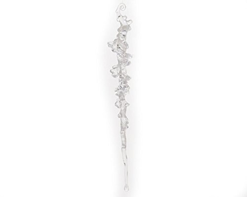 Eiszapfen Hänger Baumschmuck Türdeko Fensterdeko Weihnachtsschmuck 25 cm