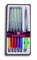 Laguiole Production 441350 Coffret 6 Couteaux Steak Laguiole de Table ABS Multicolors Inox