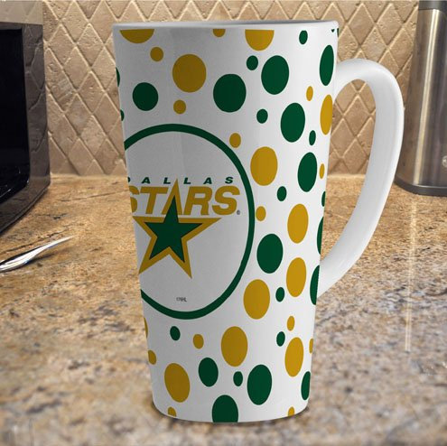 NHL Latte-Tasse, Motiv: Dallas Stars, 473 ml, Weiß
