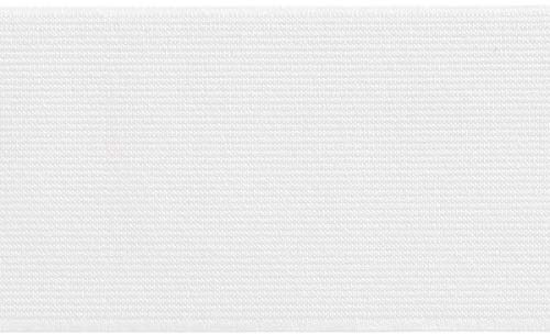 Prym Elastic Waistband 60 mm White, 70% Polyester, 30% ED