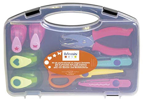 Artemio Kit Perforatrices et Ciseaux, (Couleur)