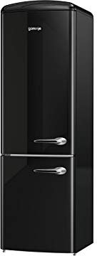 Gorenje ORK 193 x de l Réfrigérateur/Congélateur/A + + +/Hauteur 194 cm/kühlen : 227 l/gefrieren : 95 L/Silver/Frost Less/Crisp Zone/Oldtimer/Retro Collection noir
