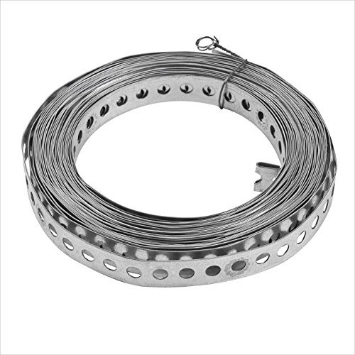 Stabilo-Sanitaer Montagelochband 17 mm gerade Kanten 10m Lochband Montageband für Rohre Befestigungsmaterial Montagematerial