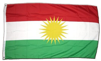 Flagge Kurdistan - 60 x 90 cm