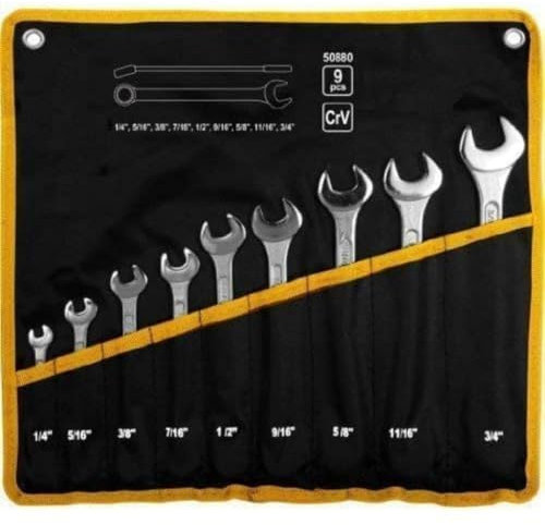 COMBINATION SPANNER SET 9PCS
