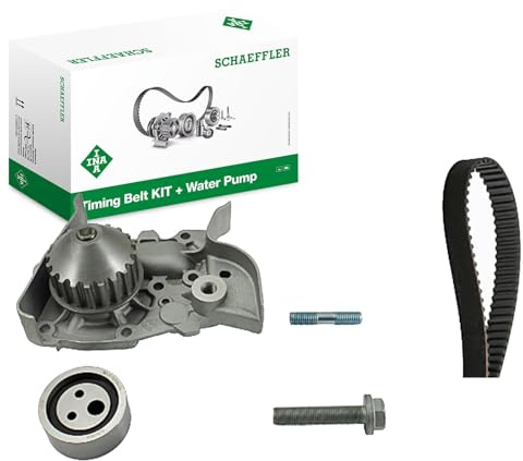 INA 530 0191 30 Wasserpumpe + Zahnriemensatz Zähnezahl: 20 22 mm ohne Dichtung Kompatibel mit RENAULT KANGOO KC0/1 KANGOO Express FC0/1 Megane 1 BA0/1 Megane 1 Grandtour KA0/1 Megane 1 Classic LA0/1