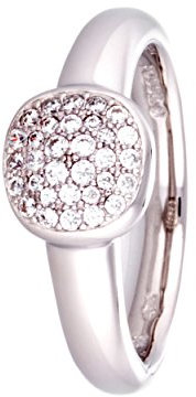 Fossil Damen-Ring Edelstahl Zirkonia weiß Gr. 53 (16.9) - JFS00258040-6.5