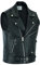 Gaudi-Leathers Motociclista Gilet in pelle Biker Giacca Moto Brando style Uomo 2XL