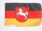 AZ FLAG - Flagge Niedersachsen - 45x30 cm Mit Kordel - Niedersachsen Fahne 30 x 45 Cm - Flaggen