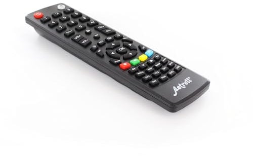 Astrell 11999 – Telecomando universale 8 in 1, TV, TNT, SAT, DVD, VCD, Home Cinema, AUX), Nero