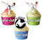 AK Giftshop PRE-CUT Karate Martial Arts - Edible Cupcake Toppers/Cake Decorations (Pack of 12)