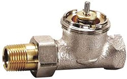 Honeywell Vanne Thermostatique, Radiateur, Bronze, 1/2 in, Fileté, Globe, 127,000 Btuh, 150 psi, 248°F