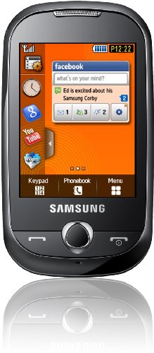 Samsung S3650Touchscreen-Handy, Farbe: orange, 2,8 Display, MP3-Player,