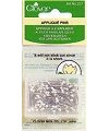 NT190 Applique Pins Half Inch With Glass Head By Clover