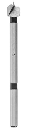 ENT 40210 Forstnerbohrer Premium WS, Durchmesser (D) 10 mm, NL 60 mm, GL 90 mm, S 6 mm