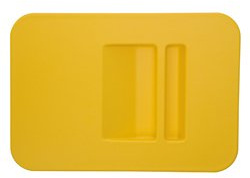 Deckel Vermop für Meditrans Wäschesammler Farbe gelb