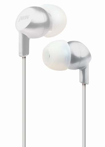jWIN jhe21 Silver In-ear Headphones – Headphones (In-Ear Wired, 22.68 g, Silver)