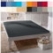 fleuresse Comfort Spannbettlaken (96 % Baumwolle, 4 % Elasthan), mit Rumdumgummizug, Ökotex Standard 100, für Matratzen bis 26 cm Höhe, 180 - 200 x 200 - 220 cm, Anthrazit