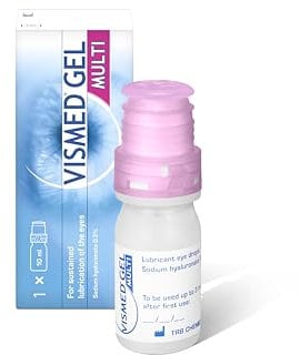 Vismed Gel Multi Preservative Free Eye Drops - SH 0.3% Lubricating Eye Gel, 10 ml