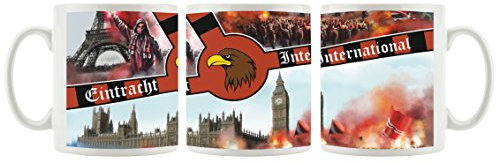 Ultras-Art Frankfurt International als Bedruckte Kaffeetasse/Teetasse aus Keramik, 300ml, weiß