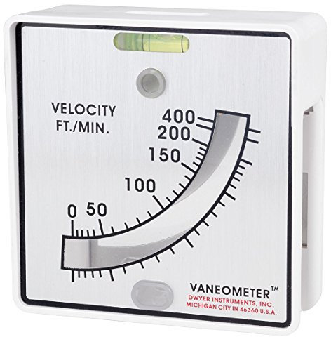 Dwyer - 480 Vaneometer Swing Vane Anemometer, 25-400 FPM