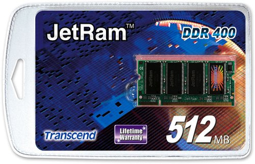 Transcend JM467D643A-5L Jet Memoria RAM 512MB DDR 400 SO-DIMM CL 3