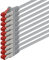 1aTTack SFTP - Cable RJ45 con doble apantallamiento (cat 6, 1metro), gris - 10 unidades